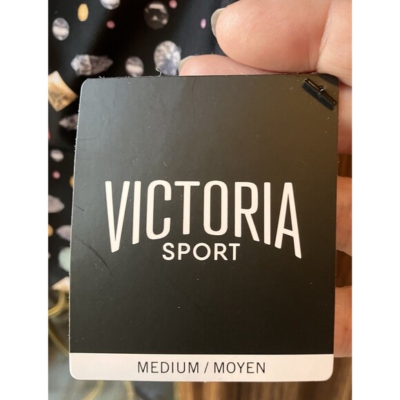 NWT Victoria’s Secret 7/8 Legging & Racerback Sport Bra M Gemstone Jewel - Picture 3 of 16